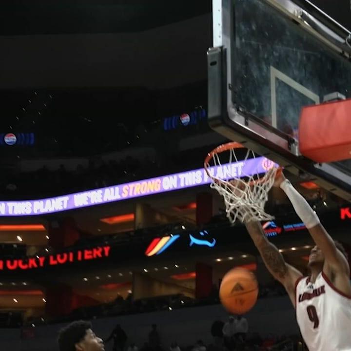 Louisville finds range, outshoots Bucknell 99-76 in exhibition